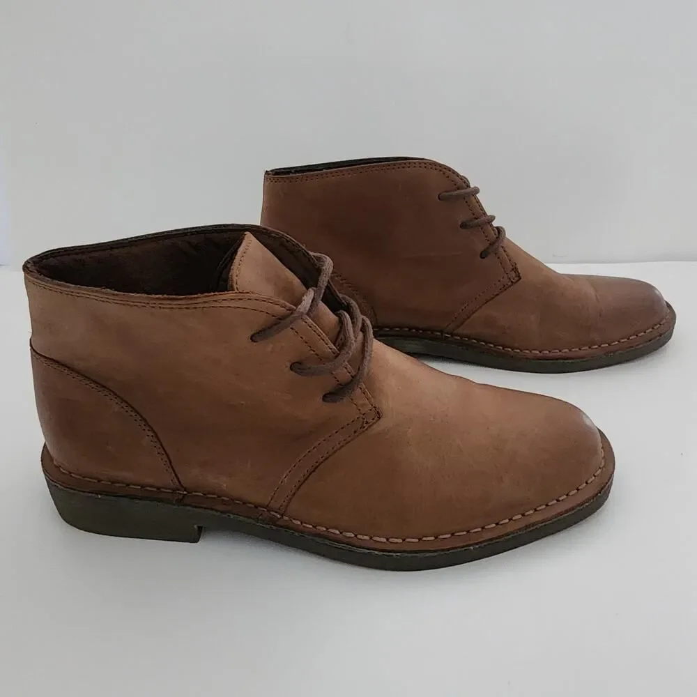 Dockers Brown Tussock Chukka Leather Boots mens size 11 M‎